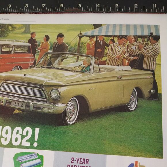 1961 Announcing Rambler for 1962 cars - 2pg Vtg PRINT AD - Picture 7 of 13